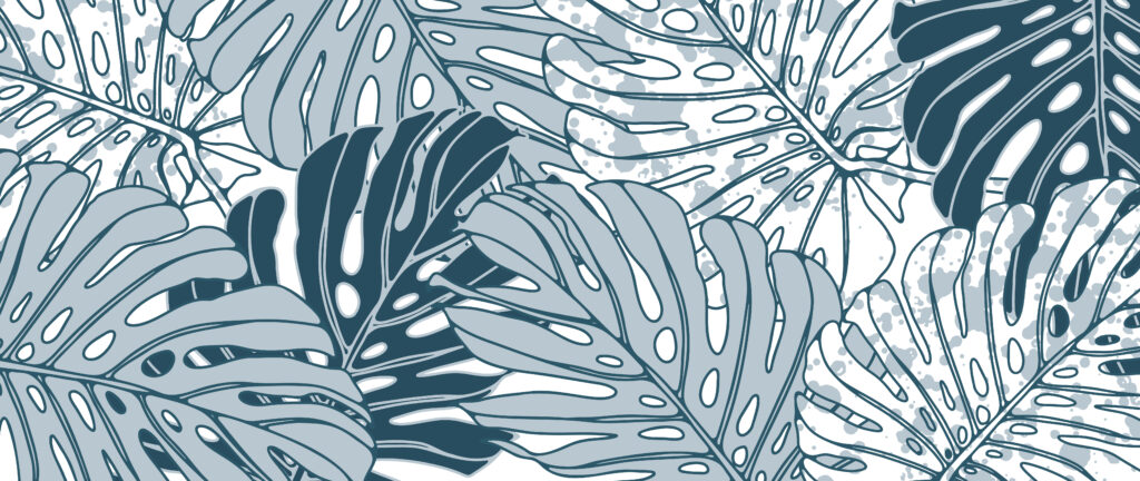 Perive mat tapete – Tropsko lišće, Monstera i Palme