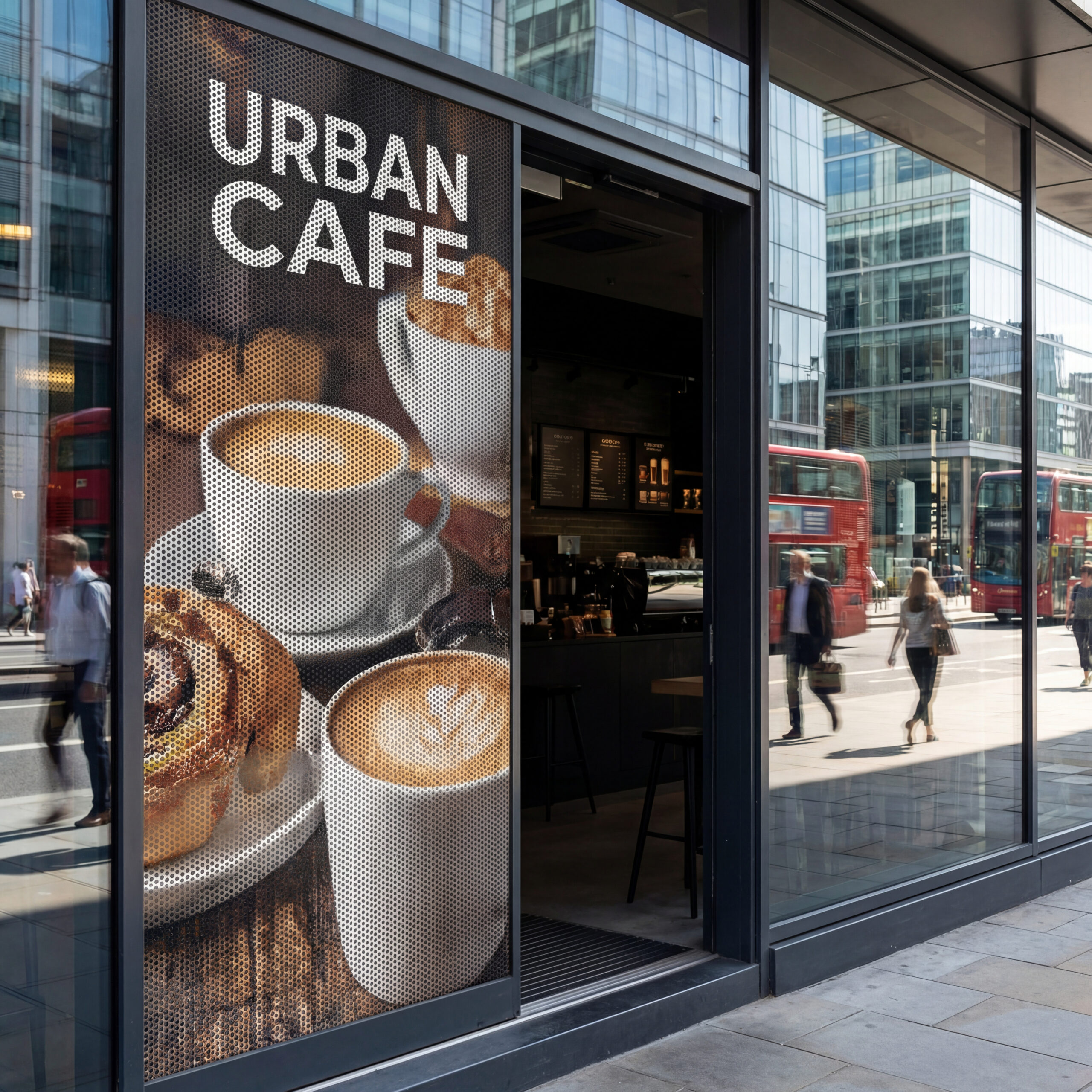 Brendiranje izloga one-way vision folijom u Beogradu