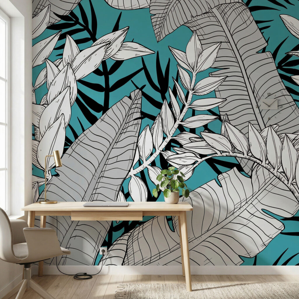 Mat tapete sa motivima prirode i tropske botanike