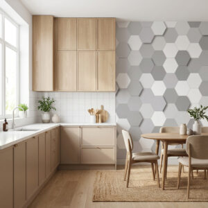 3D i Geometrijske tapete | Model 001